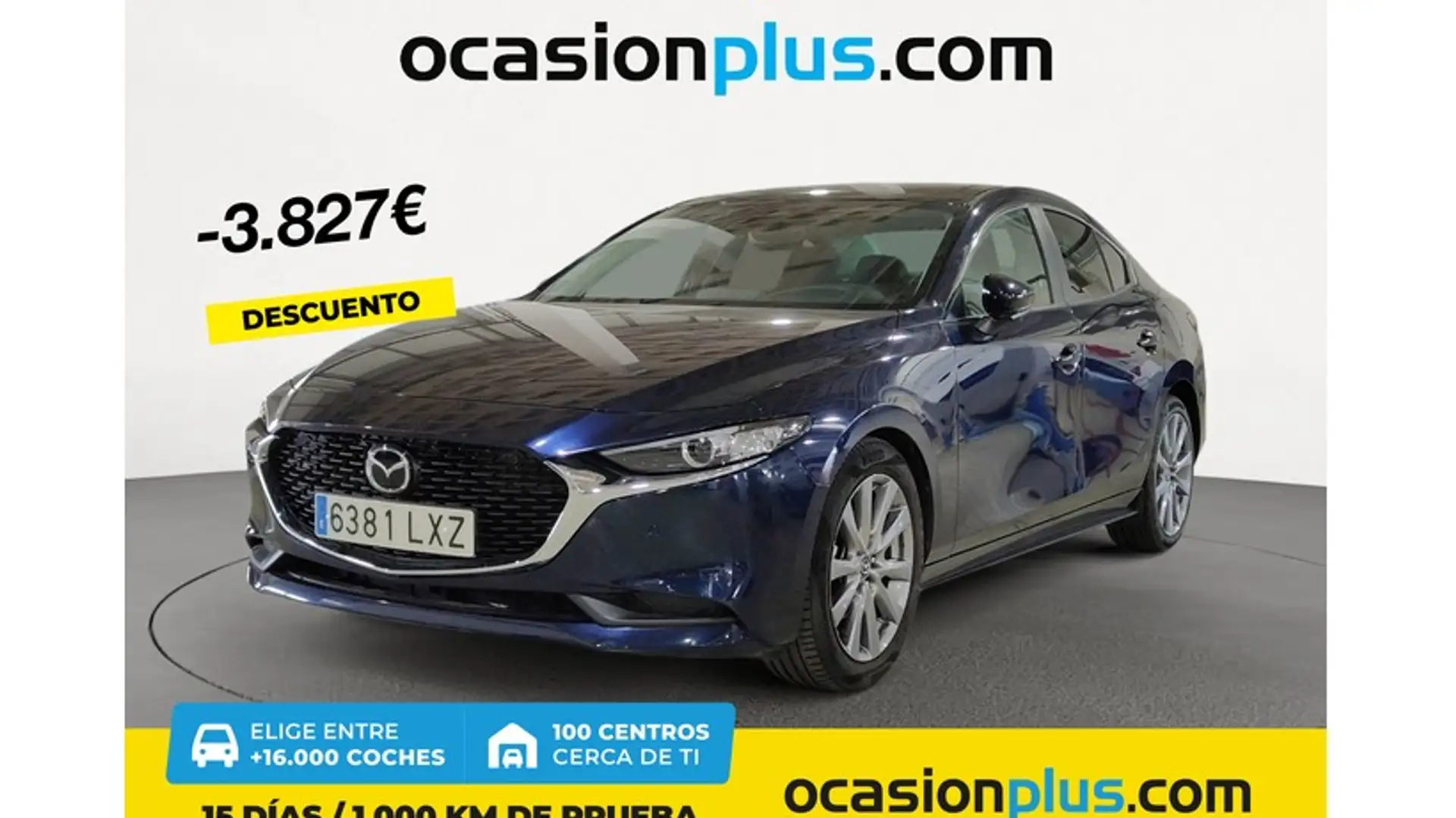Mazda 3 Sedán 2.0 e-Skyactiv-G Evolution 90kW Azul - 1