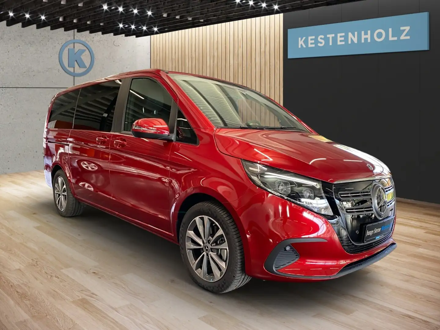 Mercedes-Benz EQV 300 EQV 300 Lang *LED*MBUX*AIRMATIC*STHZ*NAVI* Rouge - 2