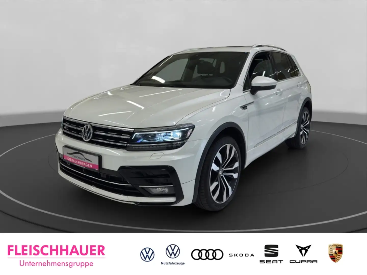 Volkswagen Tiguan Highline 2.0 TDI 4M R-Line+Navi+LED+Pano+20'' Blanco - 1