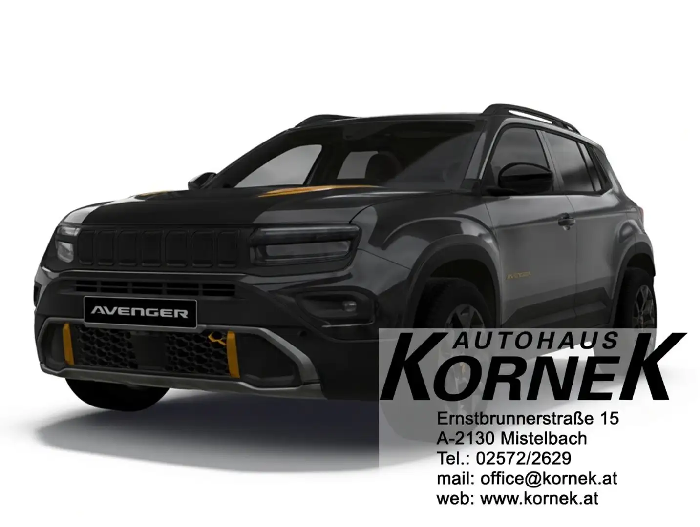Jeep Avenger 1.2 T3 e-Hybrid 4xe The North Face e-DCT6 Allra... Schwarz - 1