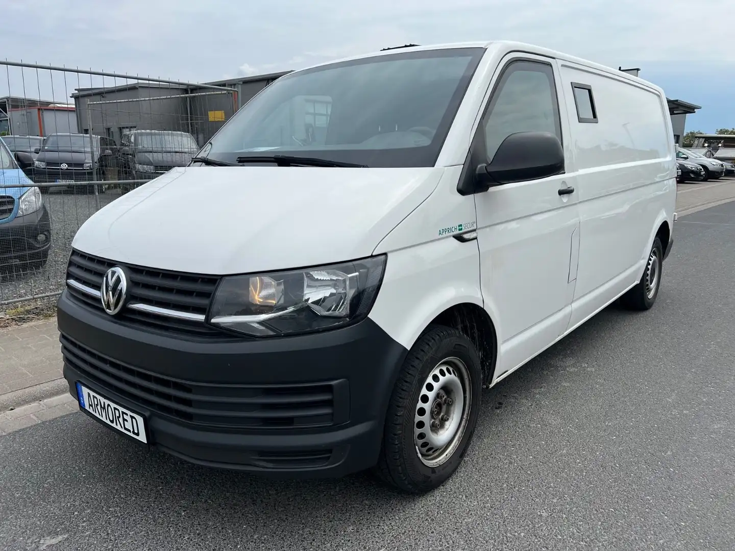 Volkswagen T6 Transporter T6 LANG*150PS*6-GANG*EU6*ARMORED*GELDTRANSPORTER Weiß - 1