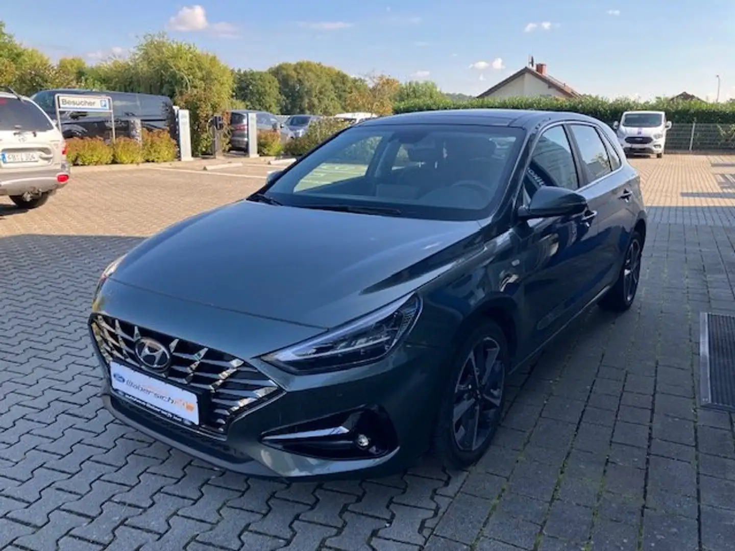 Hyundai i30 Prime Mild-Hybrid, Pano.-Dach, ACC, Navi Gris - 2
