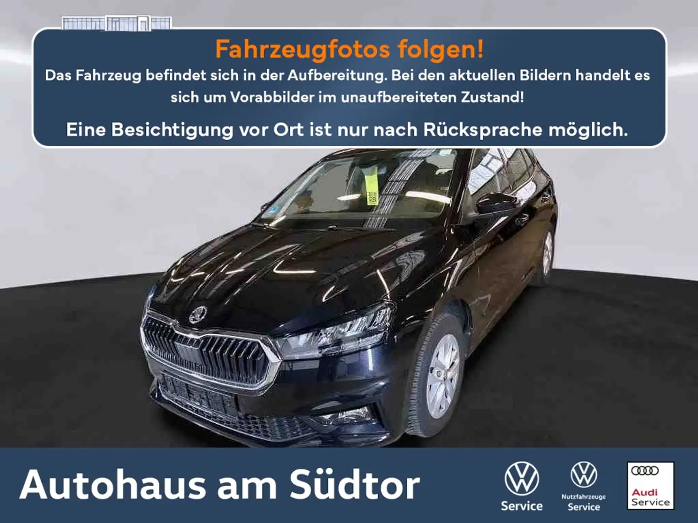 Skoda Fabia Selection 1.0 TSI | LED RFK ACC Navi Schwarz - 1