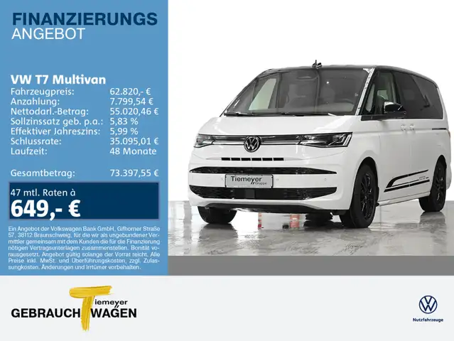 Volkswagen T7 Multivan 2.0 TDI DSG Edition NAVI AHK GJR