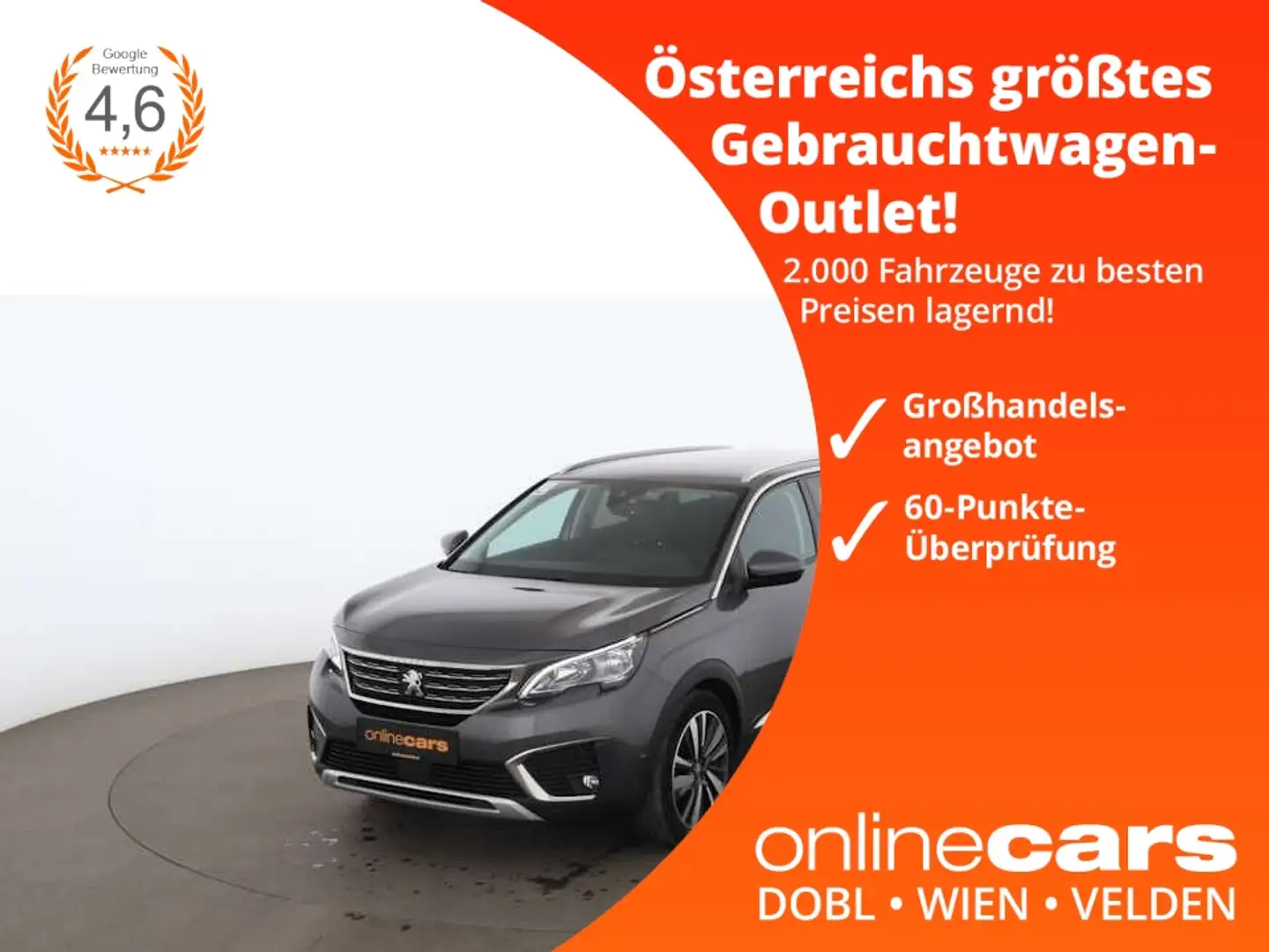 Peugeot 5008 1.5 BlueHDi 130 Allure Aut 7-SITZER LEDER Szürke - 1