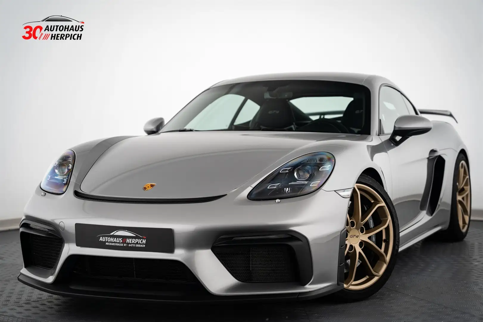 Porsche Cayman GT4 6-G. Clubsport Vollschale LED PPF MwS Silber - 1