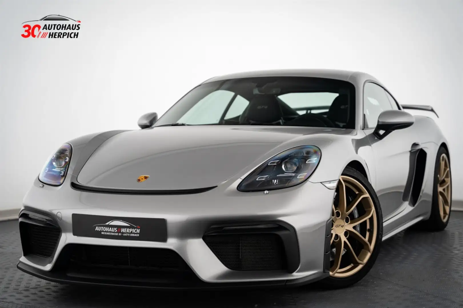Porsche Cayman GT4 Clubsport Schalter Vollschale LED MwS Argent - 1