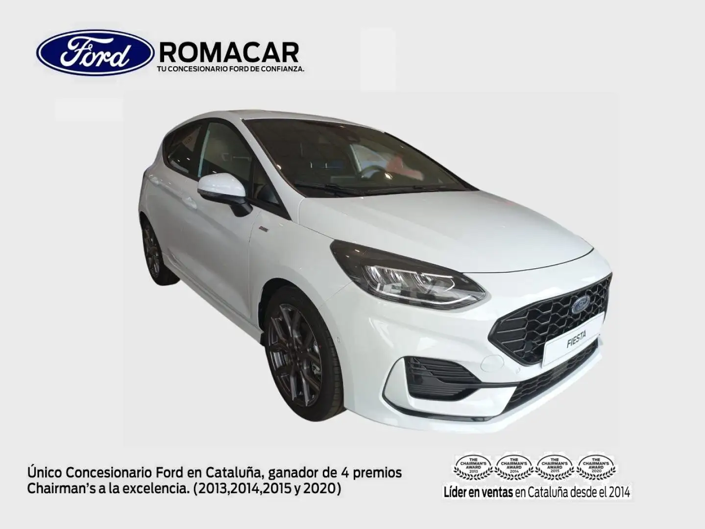 Ford Fiesta 1.0 EcoBoost MHEV ST Line 125 Blanco - 1