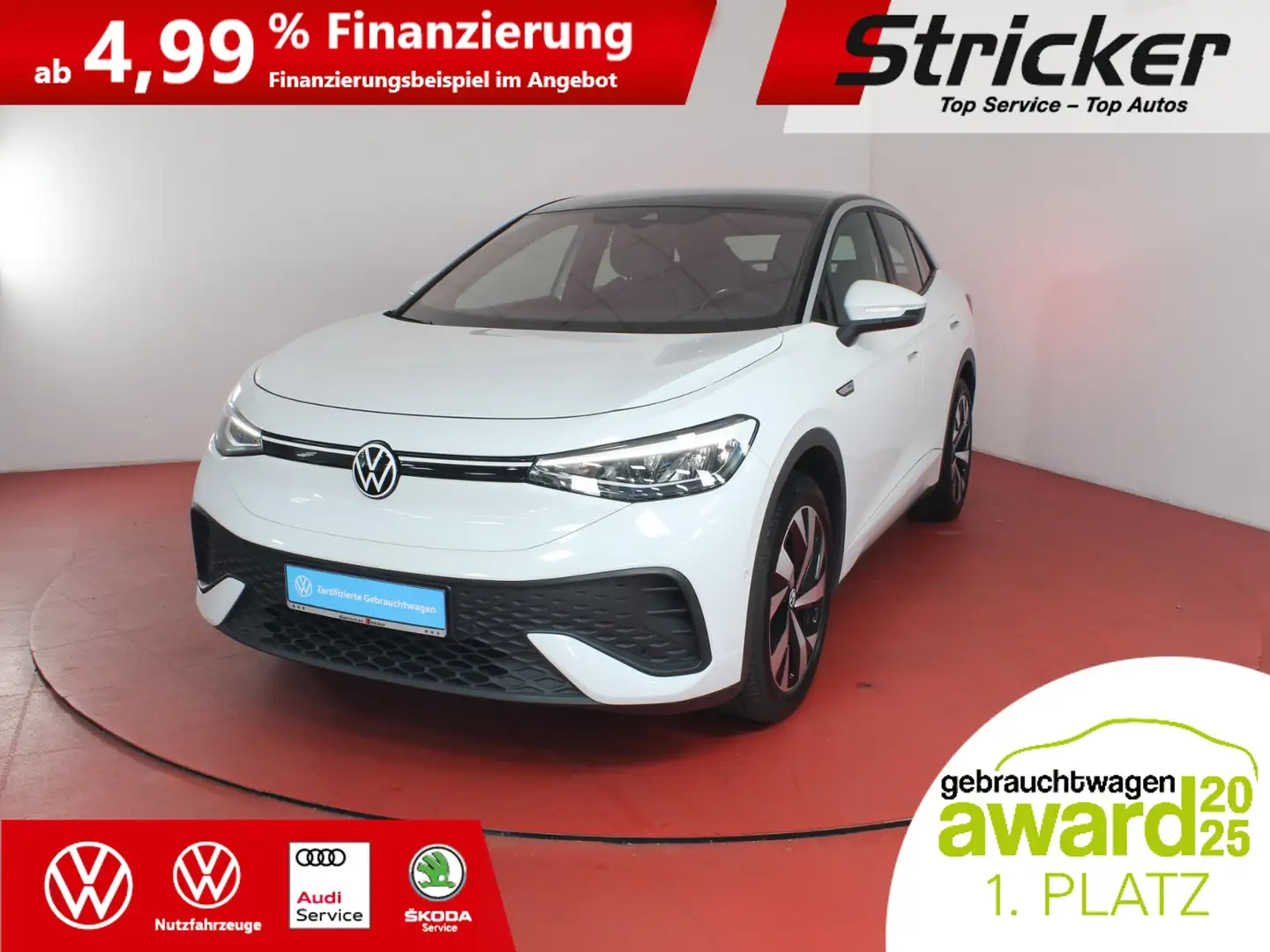 Volkswagen ID.5 Pro Performance 150/77 254,-ohne Anzahlung ACC Wä Weiß - 2