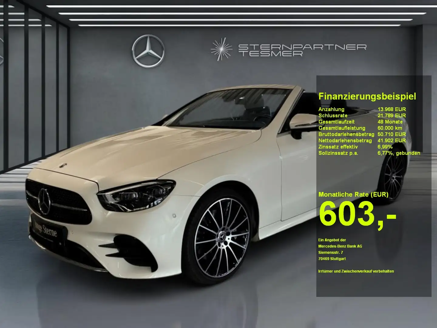 Mercedes-Benz E 450 4M +AMG+MBUX+Sportausp.+KAMERA+WIDE+360° Blanc - 1