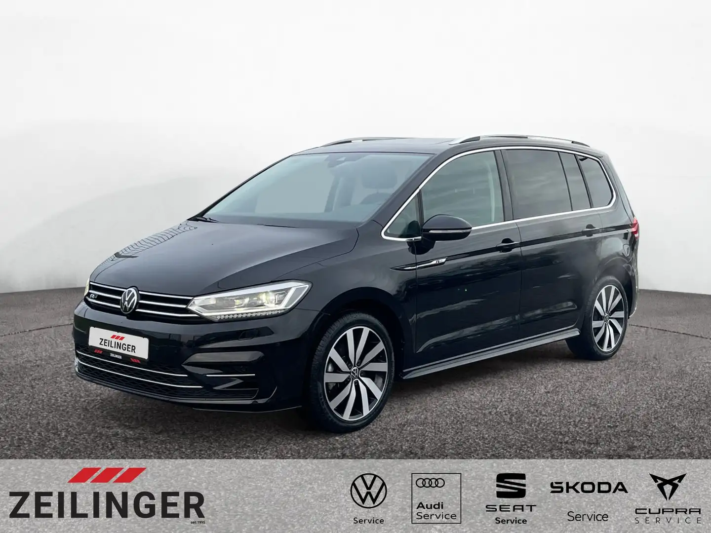 Volkswagen Touran Highline TSI DSG|R-Line|7 SITZE|AHK|PANO Schwarz - 1
