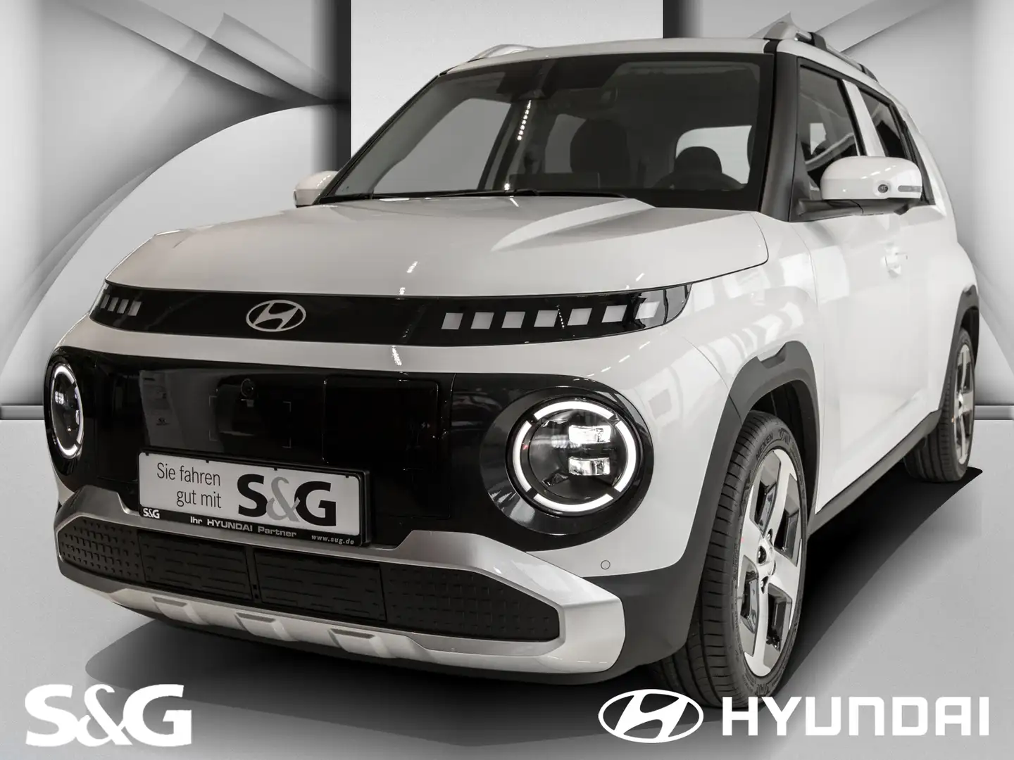 Hyundai Inster LED+NAVI+360°KAMERA+360 KM REICHWEITE Blanco - 1