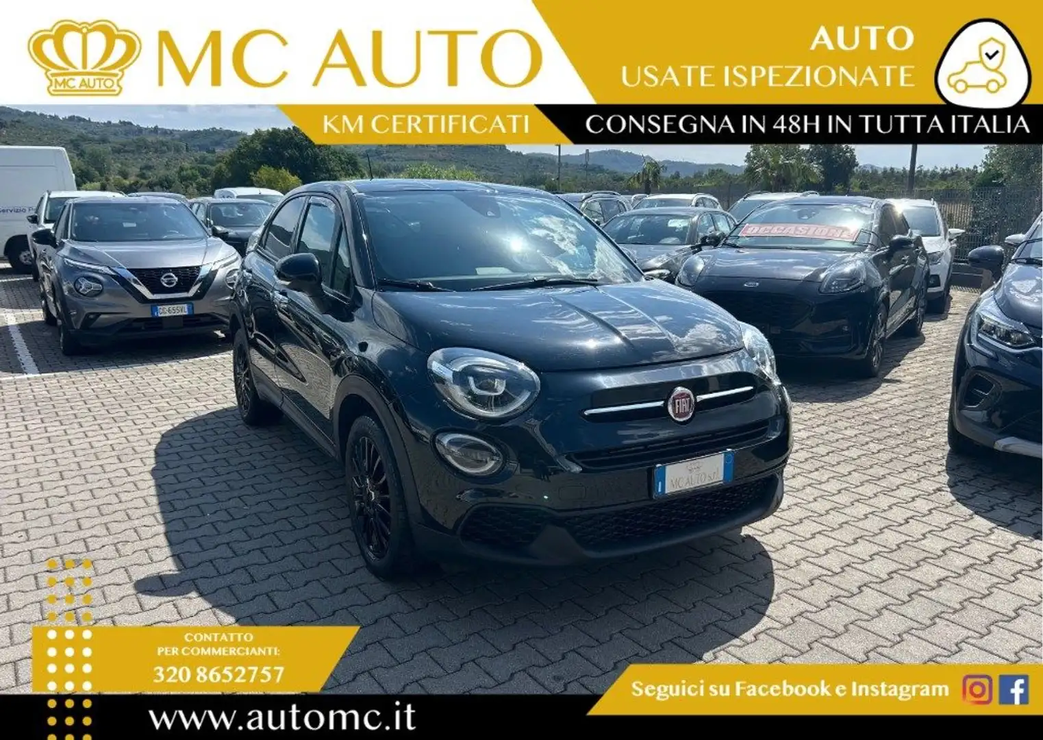 Fiat 500X 1.0 T3 120 CV Lounge Nero - 1