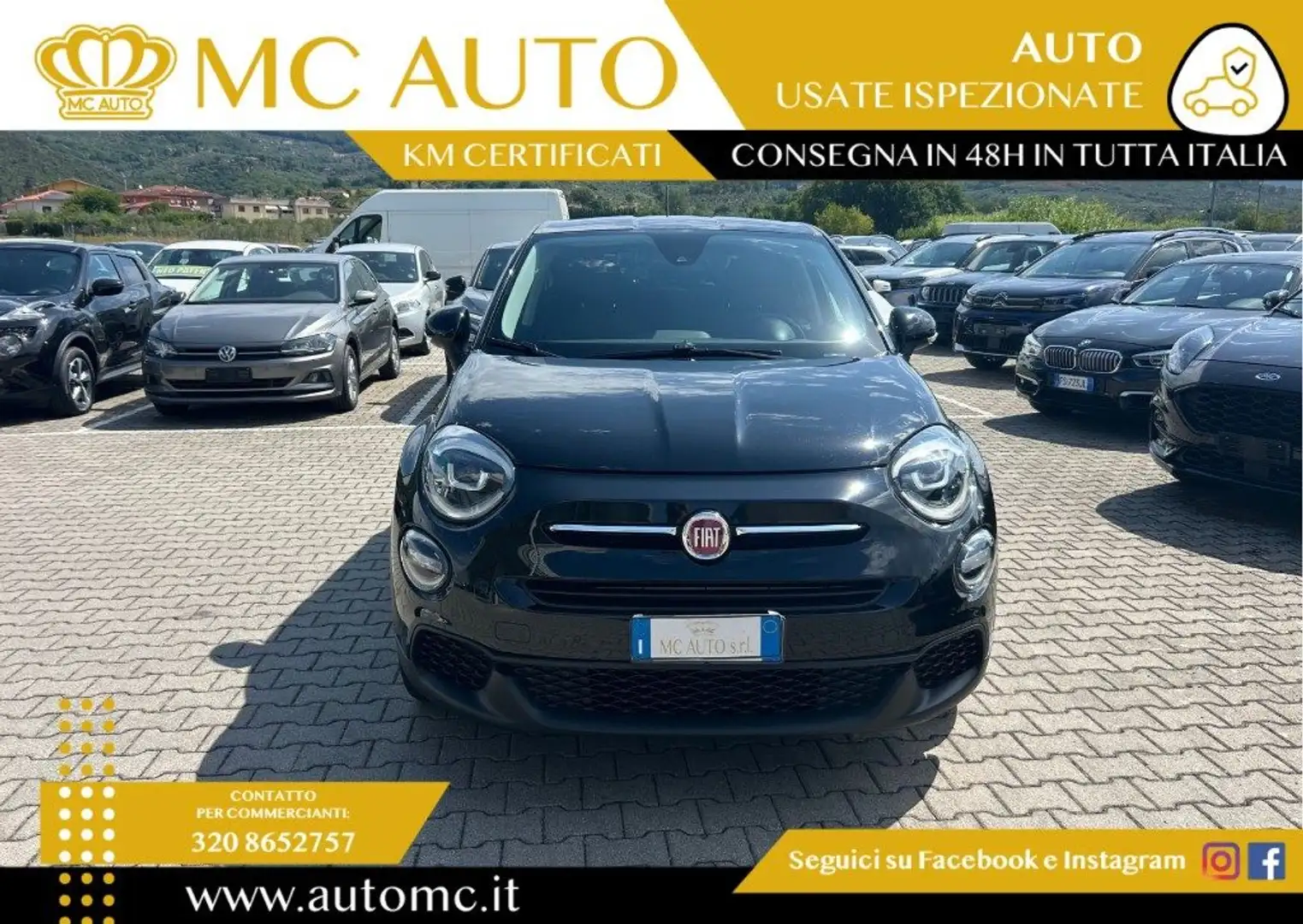 Fiat 500X 1.0 T3 120 CV Lounge Nero - 2