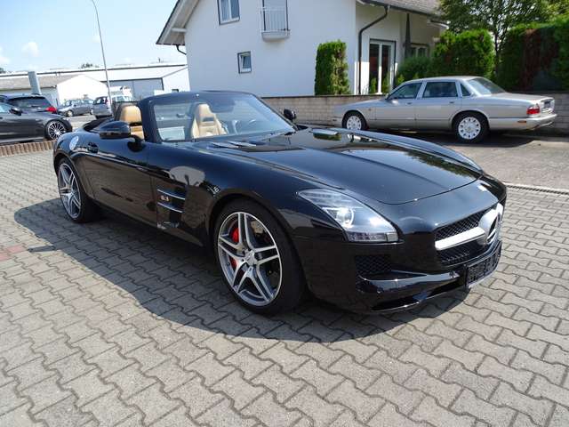 Imagine Mercedes-Benz SLS Roadster Leder Exclusiv - Beige Zierel.-Paket in C