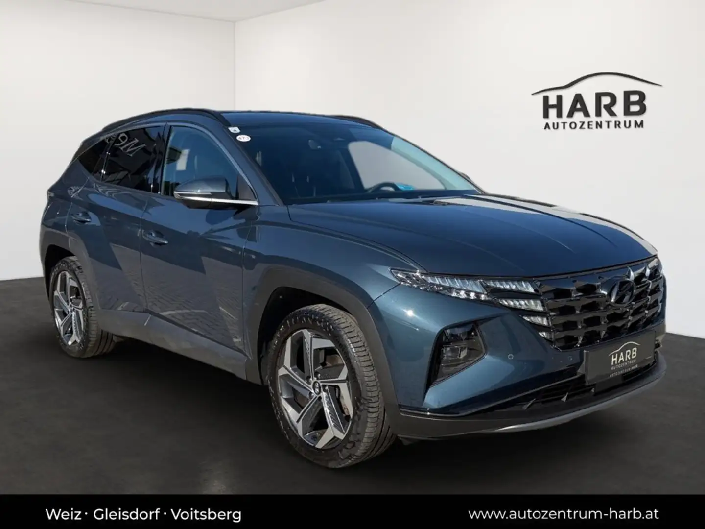 Hyundai TUCSON 1,6 T-GDI Hybrid 4WD Prestige Line Aut. Blau - 2