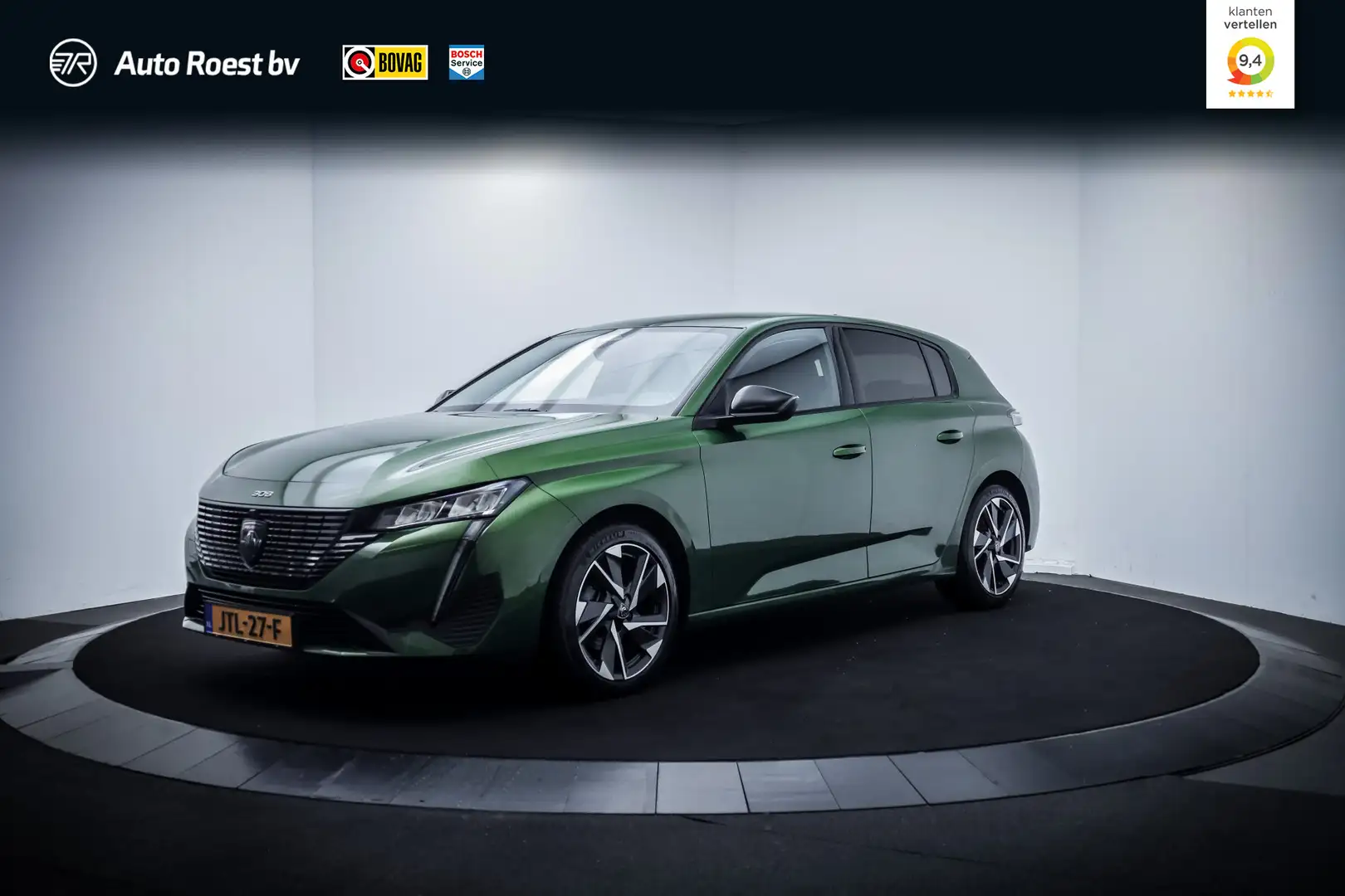 Peugeot 308 1.2T ALLURE Pack FULL LED | 360 CAM | ACC | BLINDS Grün - 1