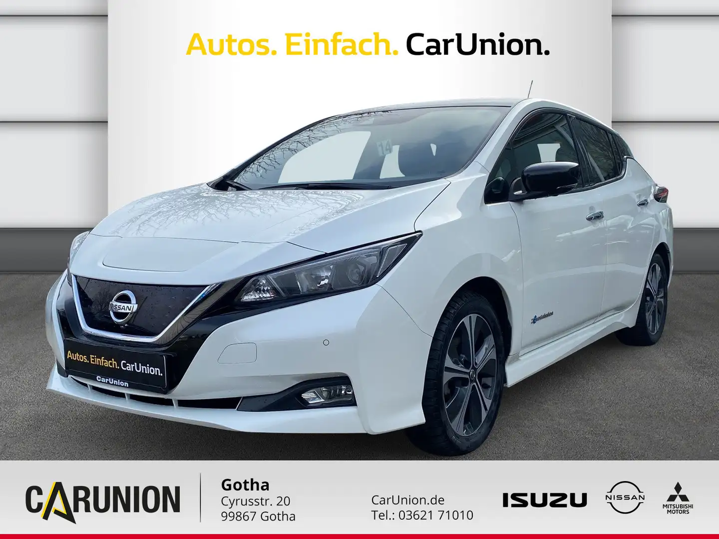 Nissan Leaf N-Connecta inkl. Batterie 40kWh Weiß - 1