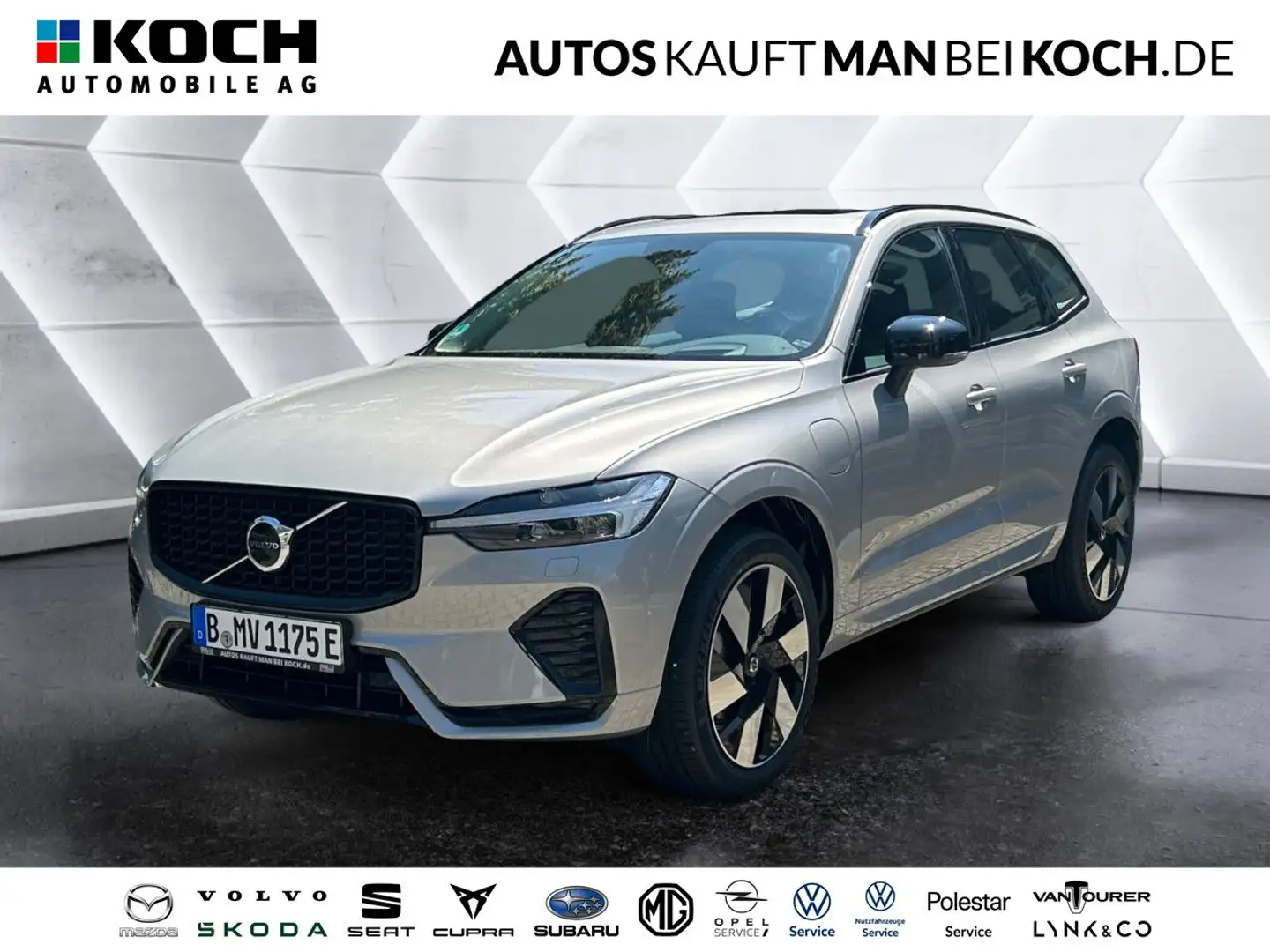 Volvo XC60 T8 AWD Plug-in Hybrid Ultra Dark Silber - 1