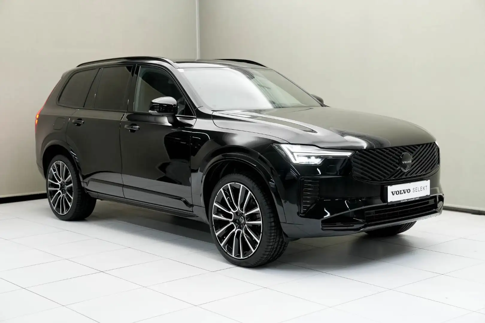 Volvo XC90 Black Edition Ultra, T8 Plug-in Hybrid, Elektrisch Schwarz - 2
