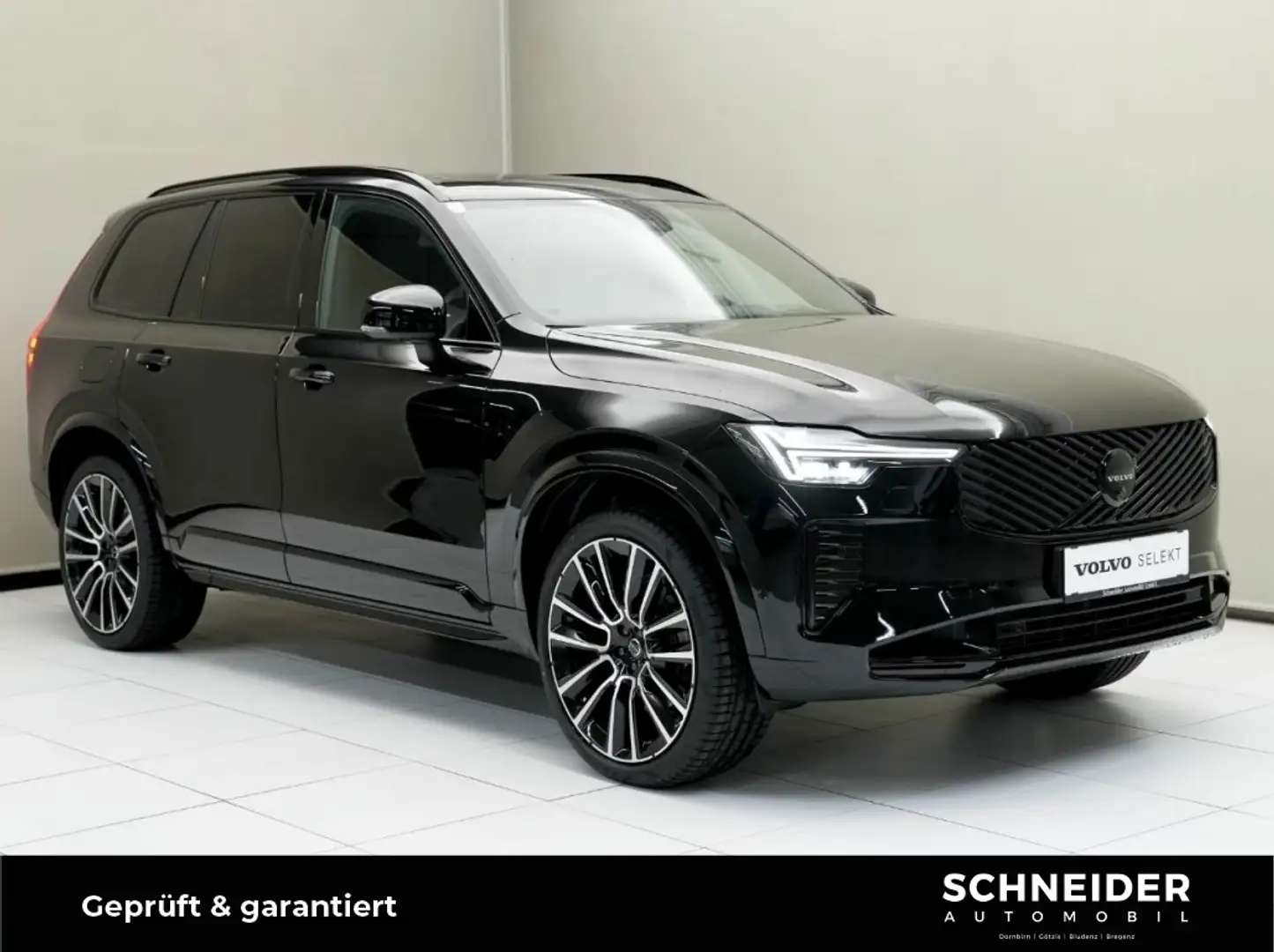 Volvo XC90 Black Edition Ultra, T8 Plug-in Hybrid, Elektrisch Schwarz - 1