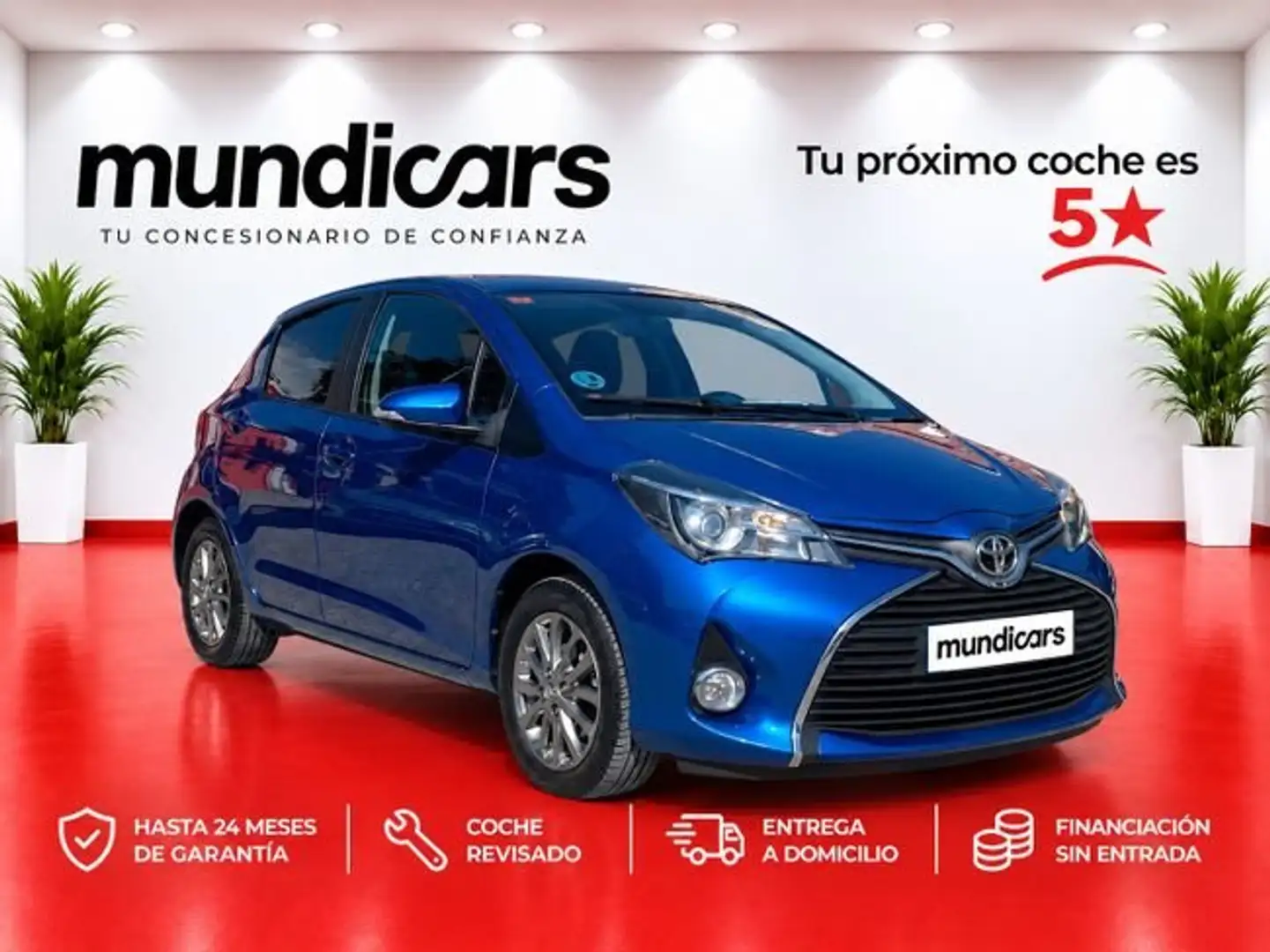 Toyota Yaris 1.33 Dual VVT-i Active Azul - 1