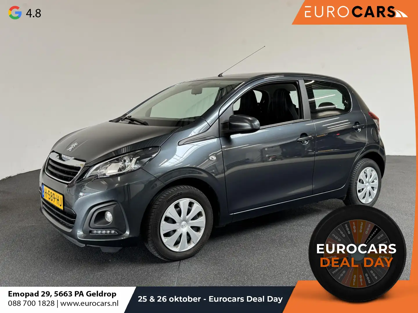 Peugeot 108 1.0 e-VTi Active | Airco | Bluetooth | Led Gris - 1