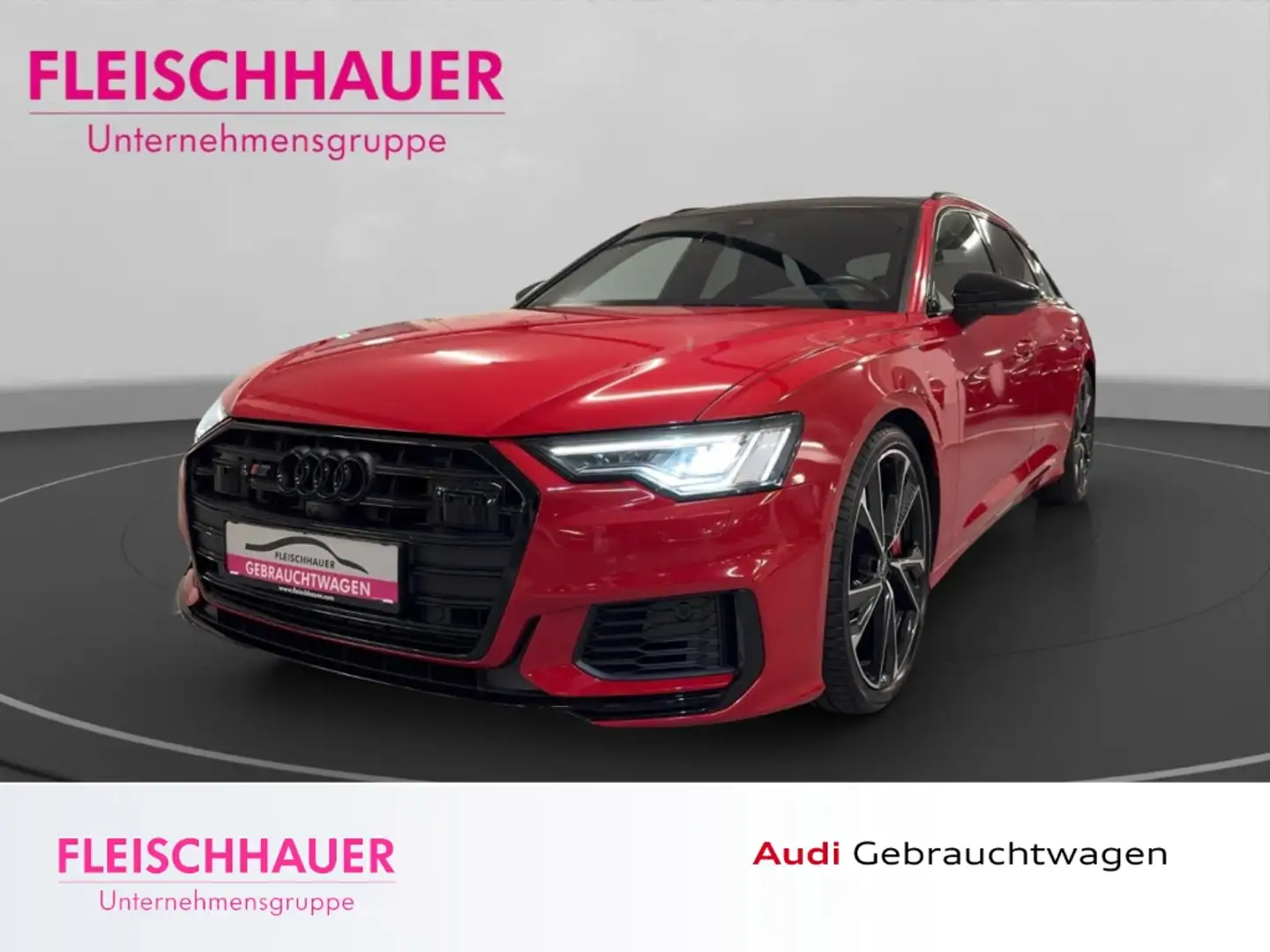 Audi S6 Avant 3.0 TDI qu. Matrix+Navi+AHK+Pano+B&O+21''+36 Rojo - 1