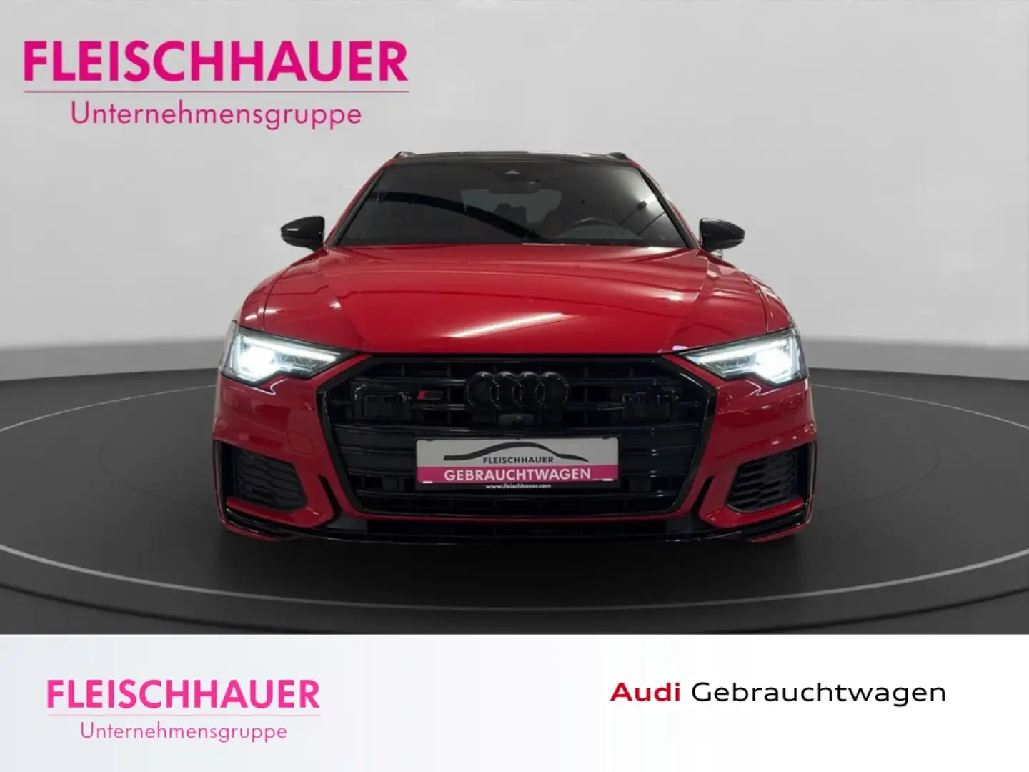 Audi S6 Avant 3.0 TDI qu. Matrix+Navi+AHK+Pano+B&O+21''+36 Rojo - 2