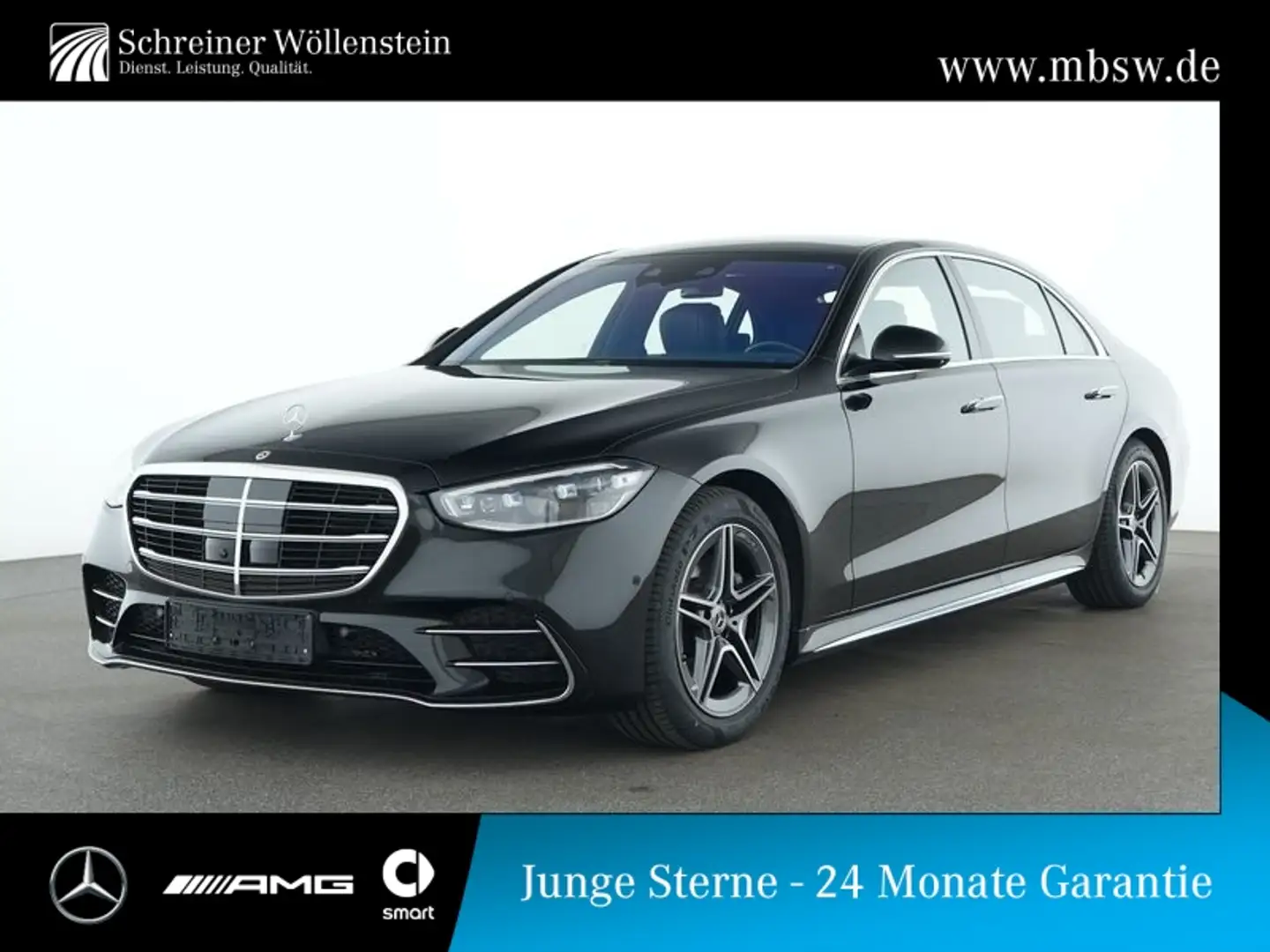 Mercedes-Benz S 350 d 4M L AMG*DriveP*FondEnt*Pano*AR-HUD*ChP* Schwarz - 1