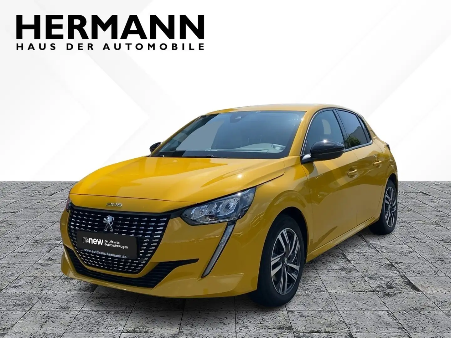 Peugeot 208 1.2 PureTech 100 Allure Pack *LED*LM*KAM*PDC Gelb - 1
