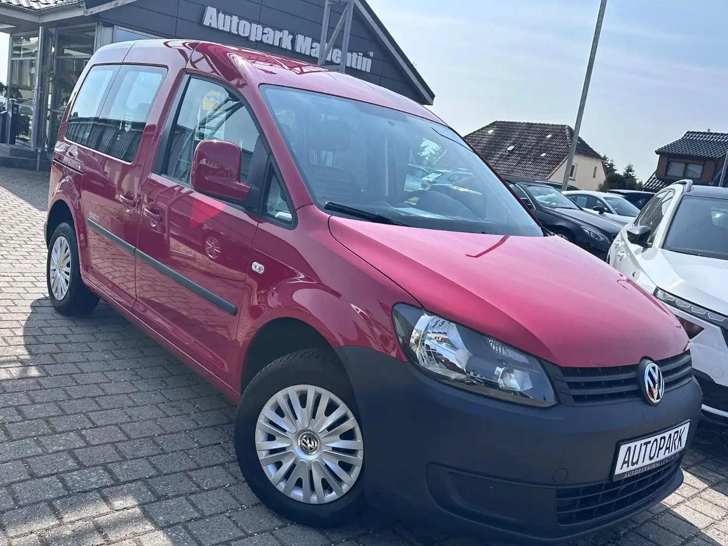 Volkswagen Caddy Kasten/Kombi JAKO-O BiFuel*NAVI*1.HAND* Red - 1