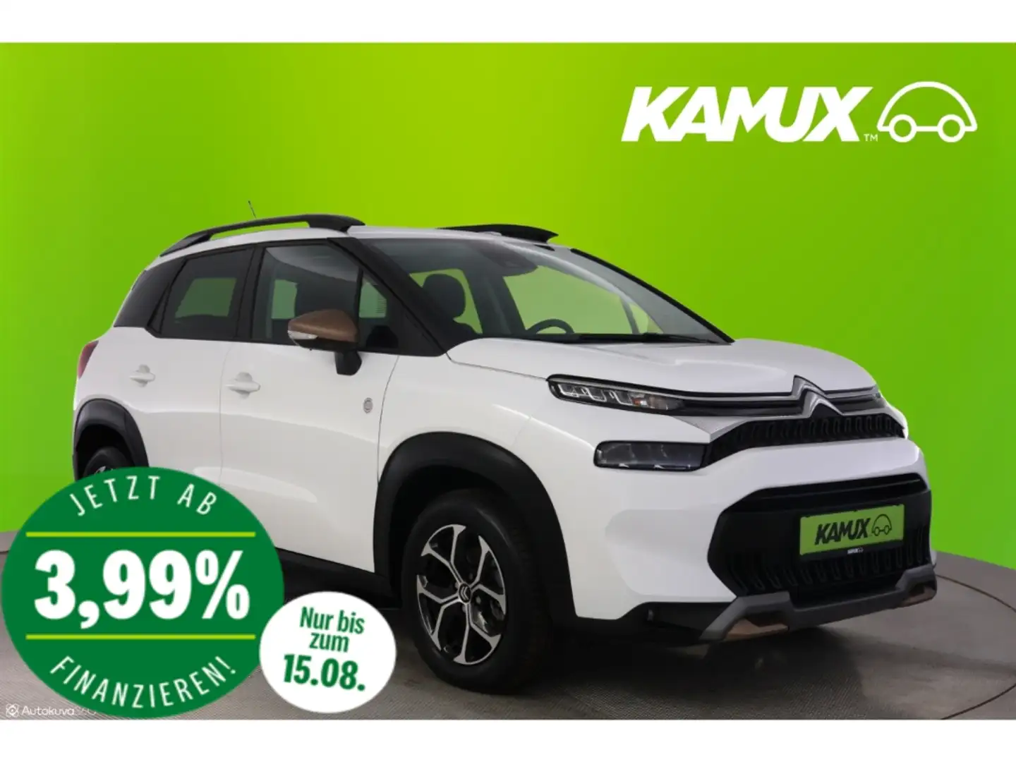 Citroen C3 Aircross 1.2 PureTech 110S&S+LED+NAVI+TEMPO Wit - 1