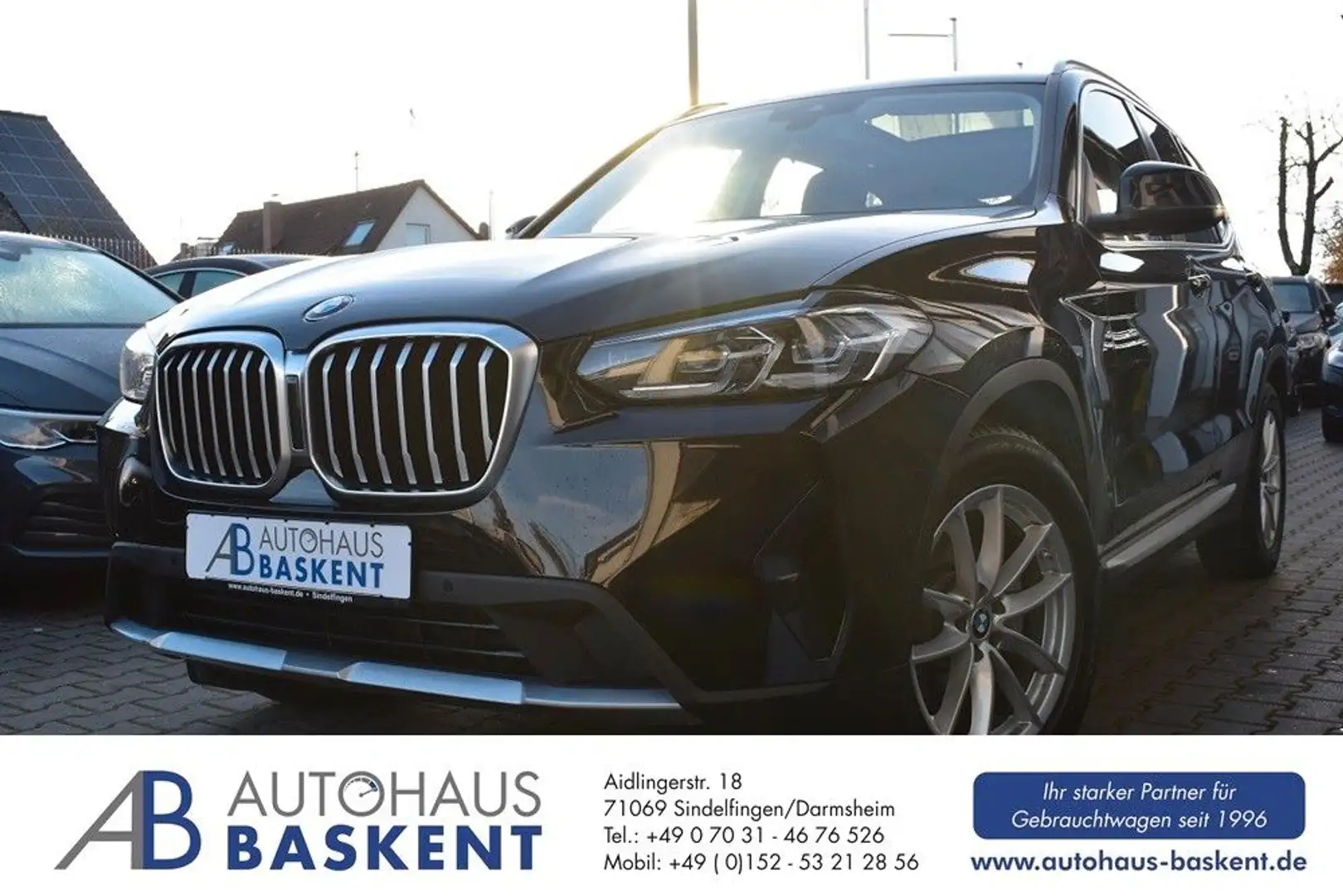 BMW X3 xDrive 20 d*ADAP.LED*AHK*LED*AMBIENTE*PANO* Noir - 1