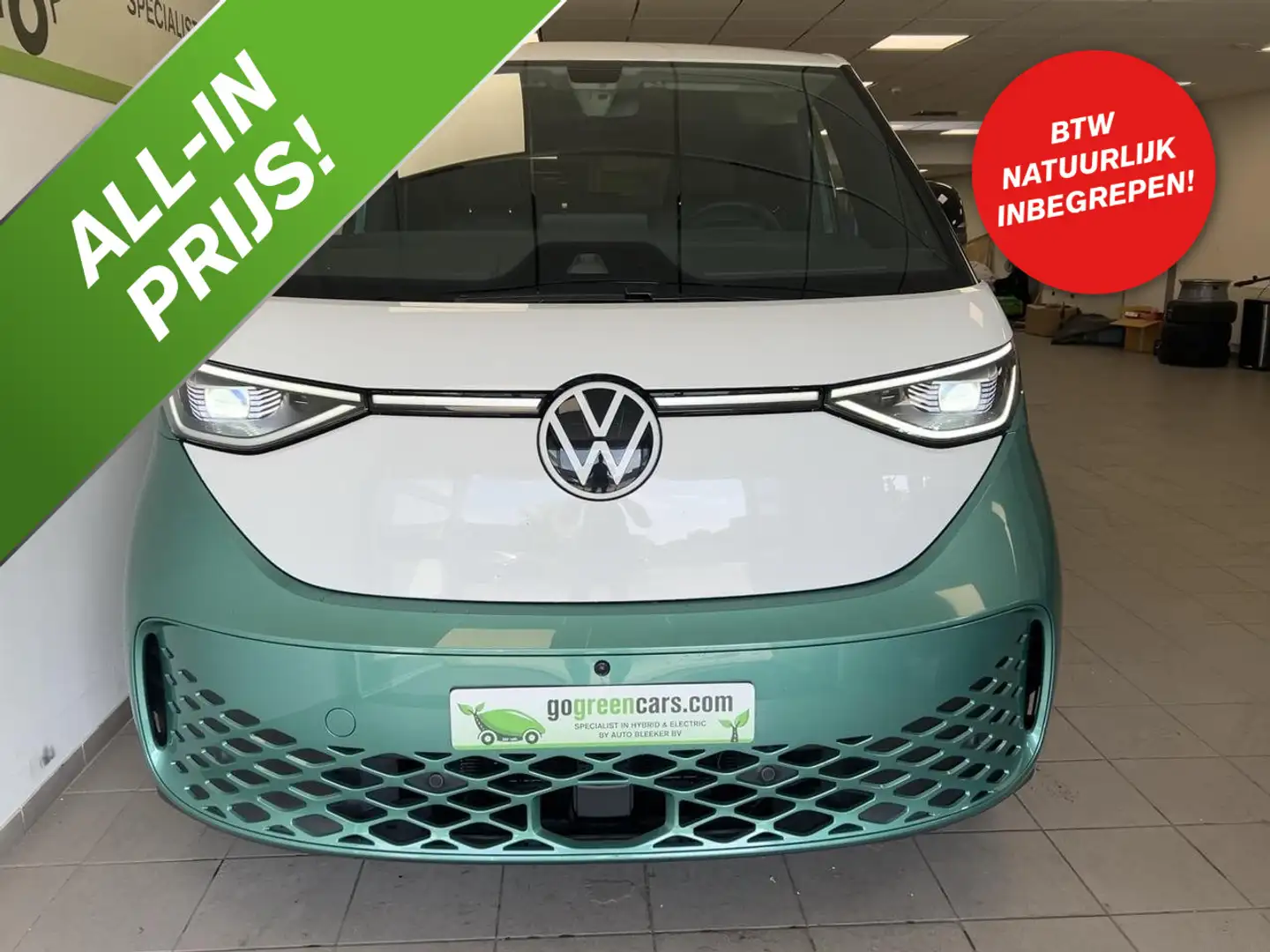 Volkswagen ID. Buzz Pro Advantage 77 kWh|Elektrische deuren|360 Camera Wit - 2