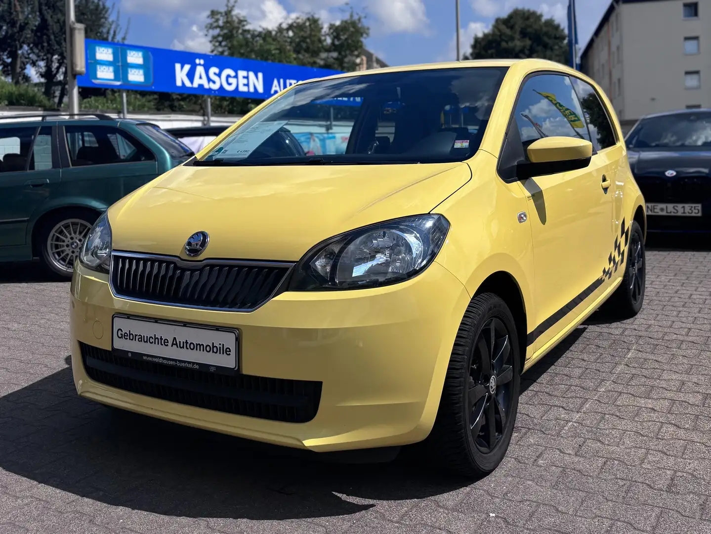 Skoda Citigo Ambition*Navi*SzHzg*Klima*Allwetter*Bremse Neu Gelb - 2