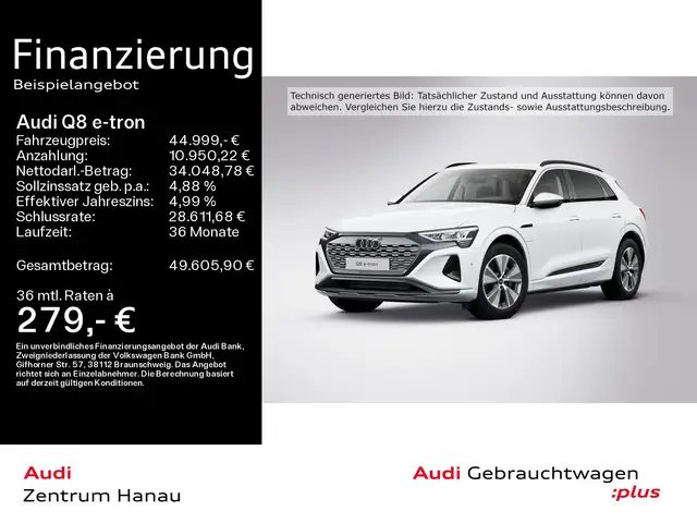 Audi Q8 e-tron 50 QUATTRO ADVANCED *NAVI*LED*KAMERA*