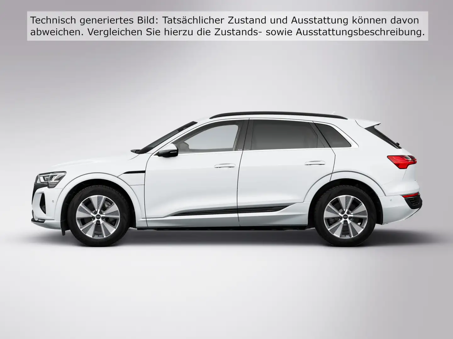 Audi Q8 e-tron 50 QUATTRO ADVANCED *NAVI*LED*KAMERA* Biały - 2