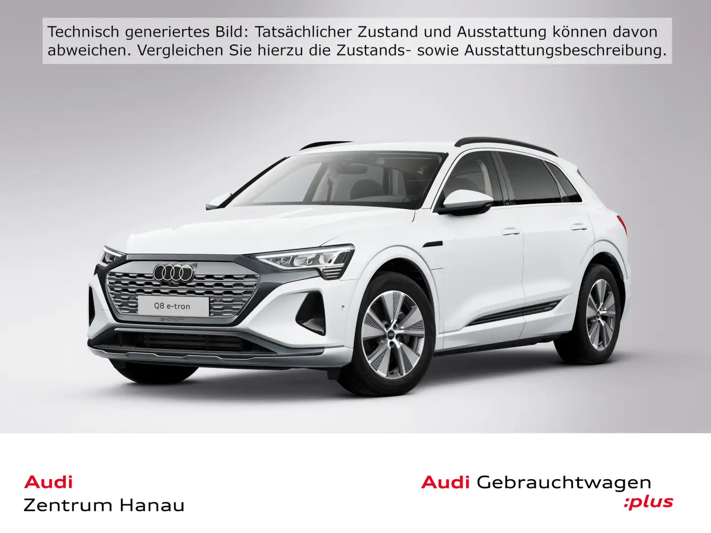Audi Q8 e-tron 50 QUATTRO ADVANCED *NAVI*LED*KAMERA* Weiß - 1