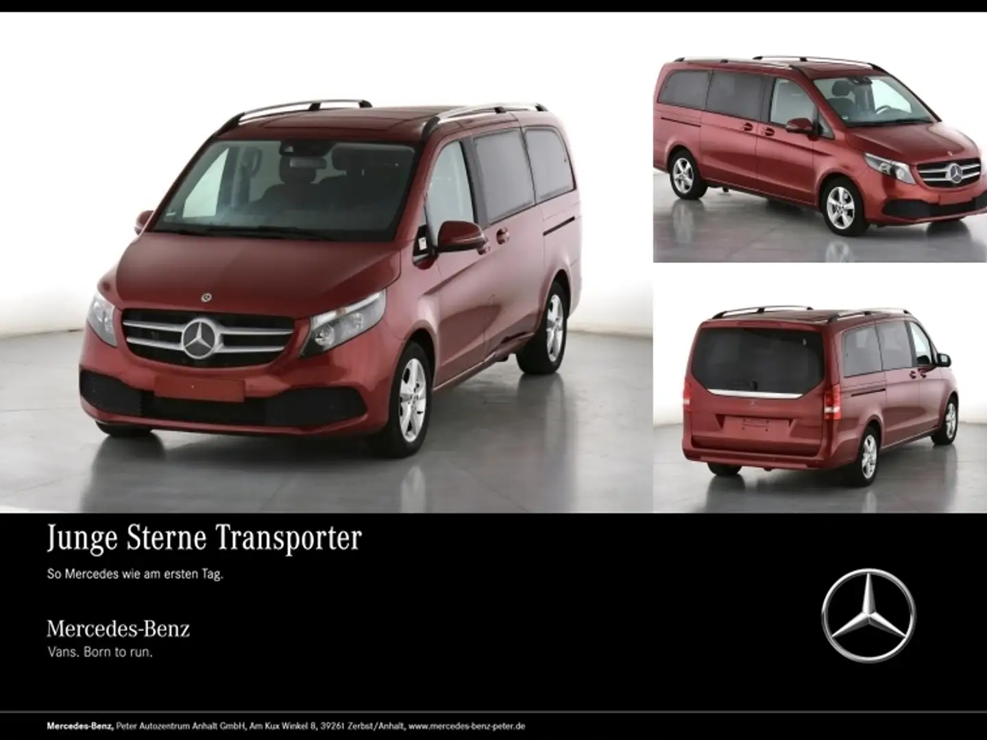 Mercedes-Benz V 220 d Edition  AHK 2,5t/MBUX/Rückfahrkamera Rot - 1