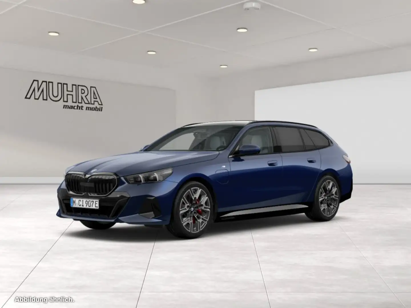 BMW 550 e xDrive M Sport 20" AHK Pano Sitzbelüft. B&W Blau - 2