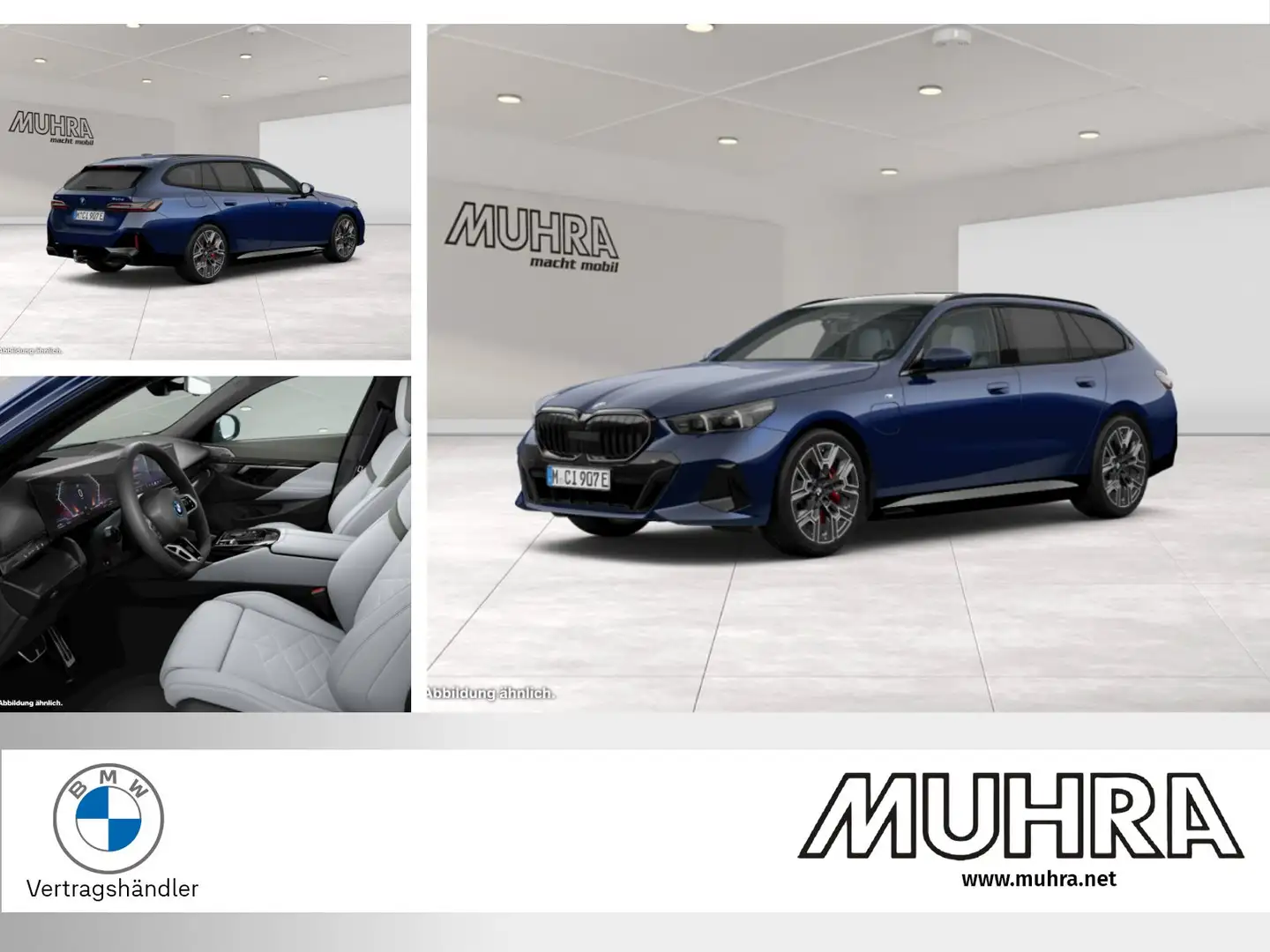 BMW 550 e xDrive M Sport 20" AHK Pano Sitzbelüft. B&W Blau - 1