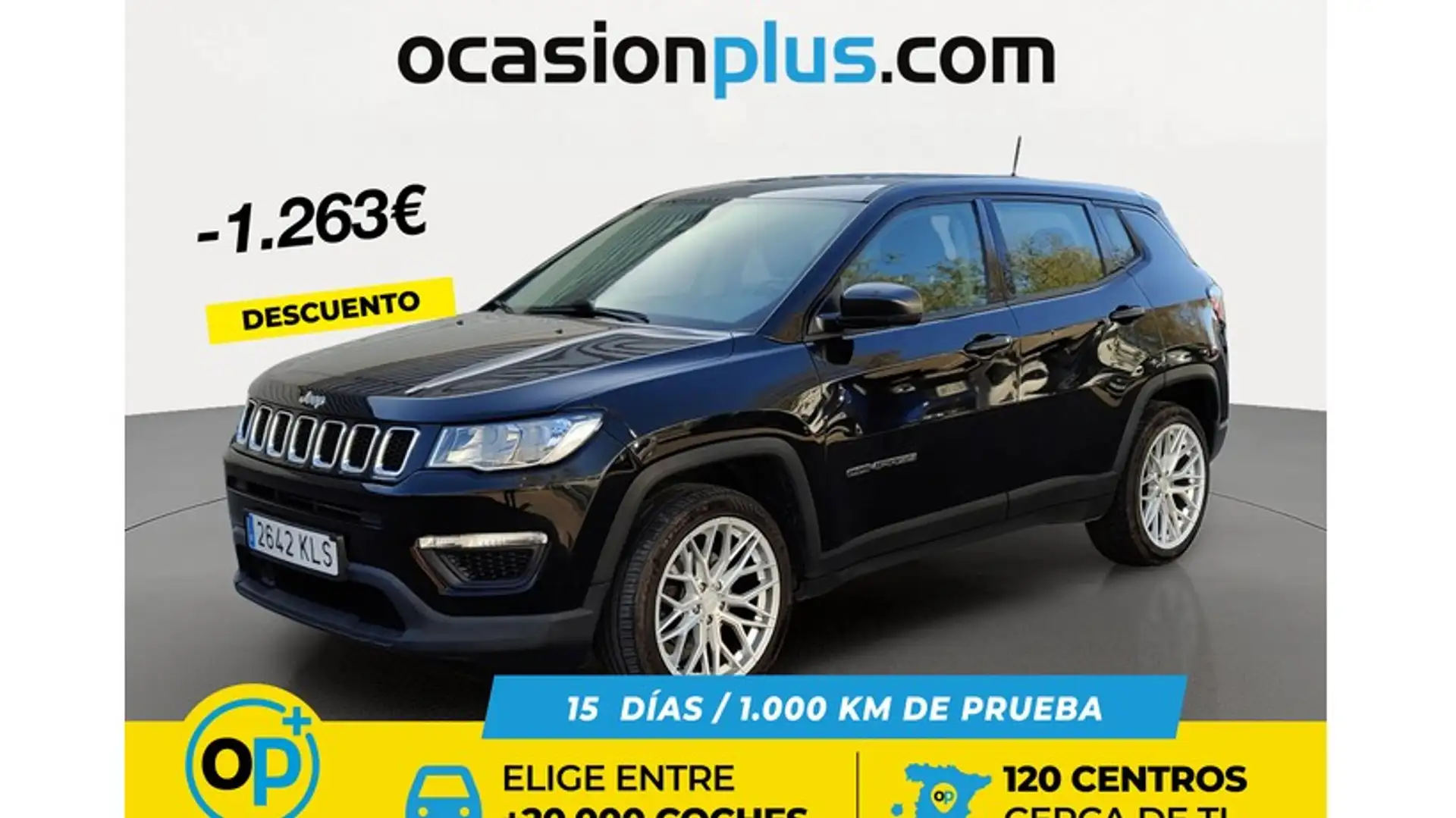 Jeep Compass 1.4 Multiair Sport 4x2 103kW Negro - 1