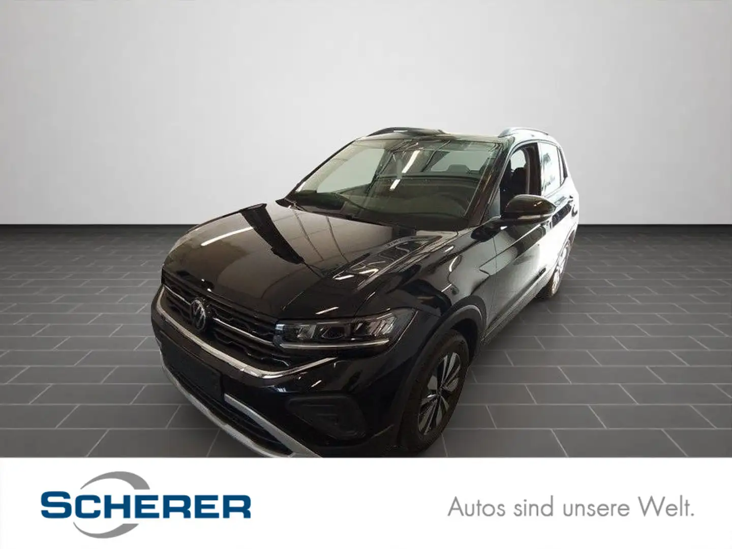 Volkswagen T-Cross 1.5 l TSI DSG GOAL LED/PDC/Sitzheizung v Schwarz - 1