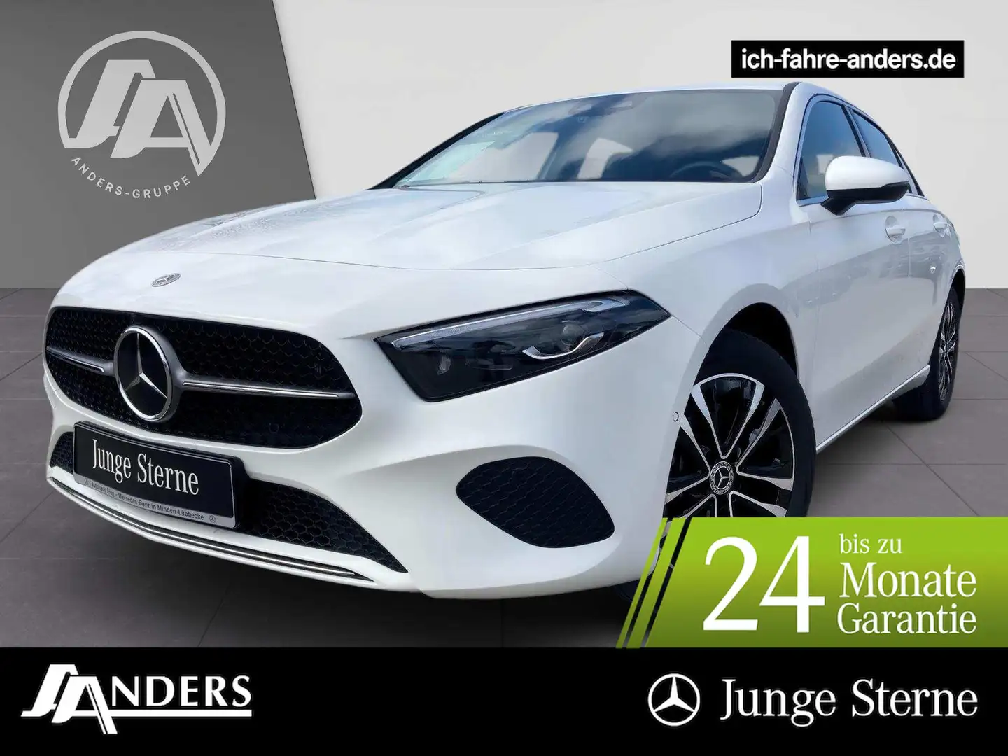 Mercedes-Benz A 250 e Progressive Adv+MBUX+Distr+M-BEAM+Kamera Weiß - 1