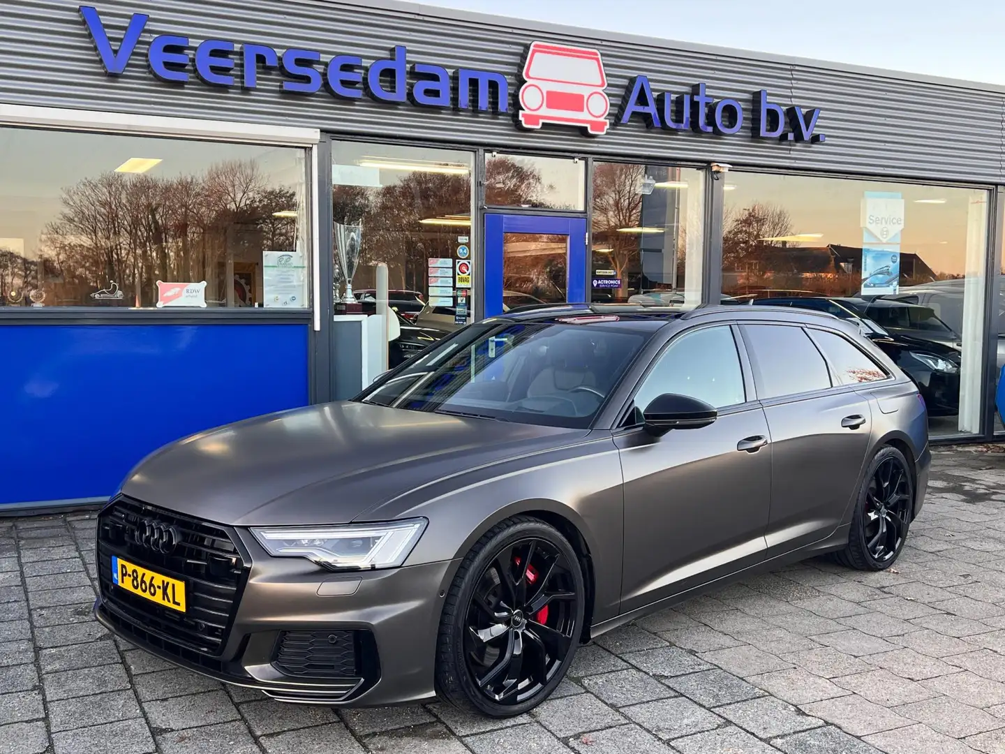 Audi A6 Avant 55 TFSI e quattro Competition S-LIne full op Negro - 2