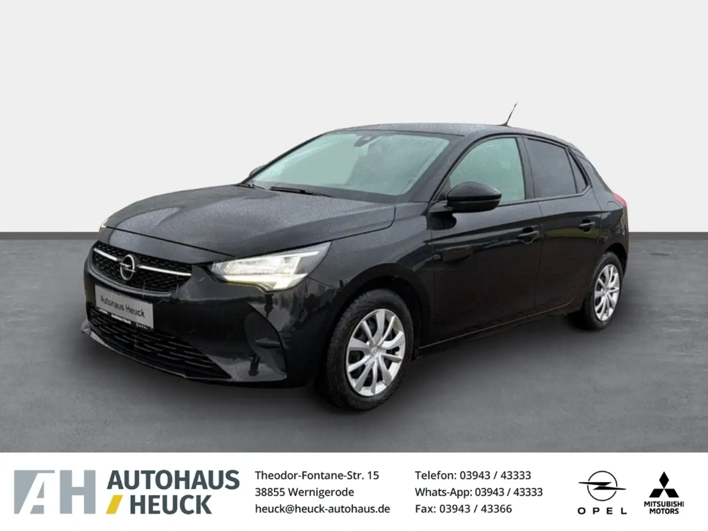 Opel Corsa F Edition LED Apple CarPlay Android Auto Musikstre Negro - 1