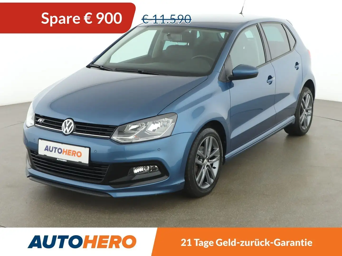 Volkswagen Polo 1.0 Comfortline BlueMotion Tech R-Line Bleu - 1