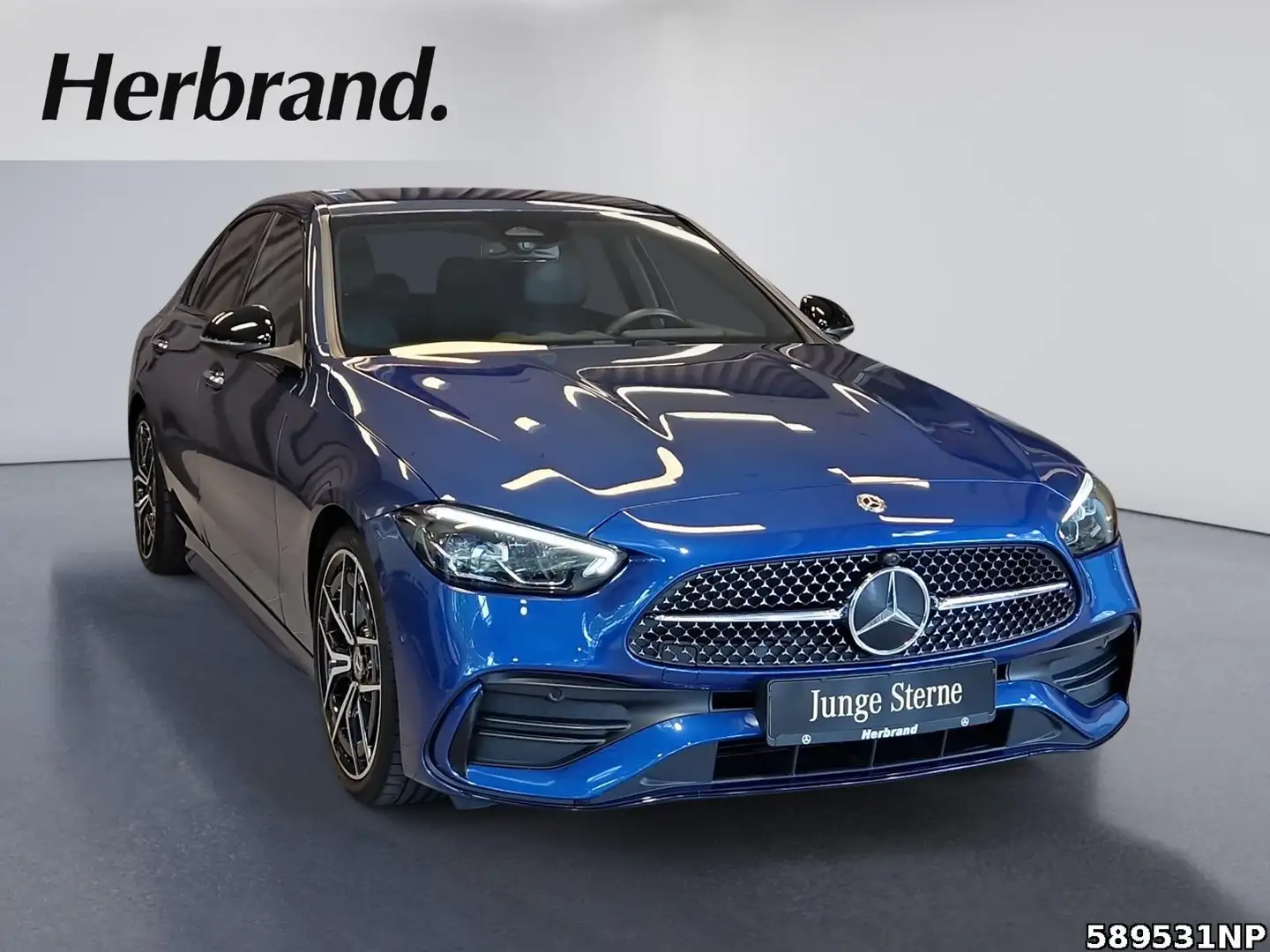Mercedes-Benz C 200 AMG AHK Sitzklima Distronic Standh. Totw. Blau - 2