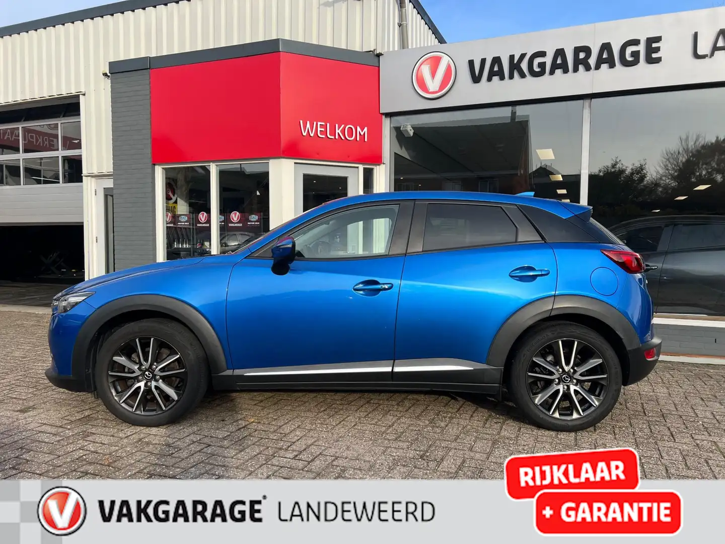Mazda CX-3 2.0 SkyActiv-G 120 GT-M, Navi, Trekhaak, Leder, Ni Bleu - 2